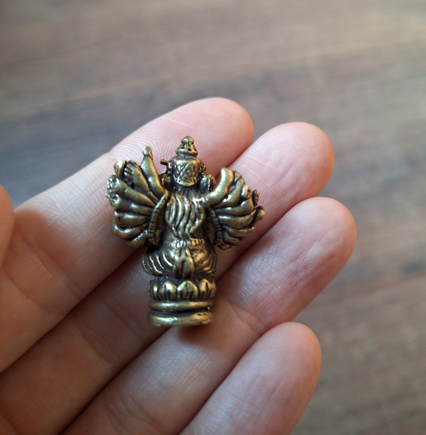Vintage small brass Ganesha figurine