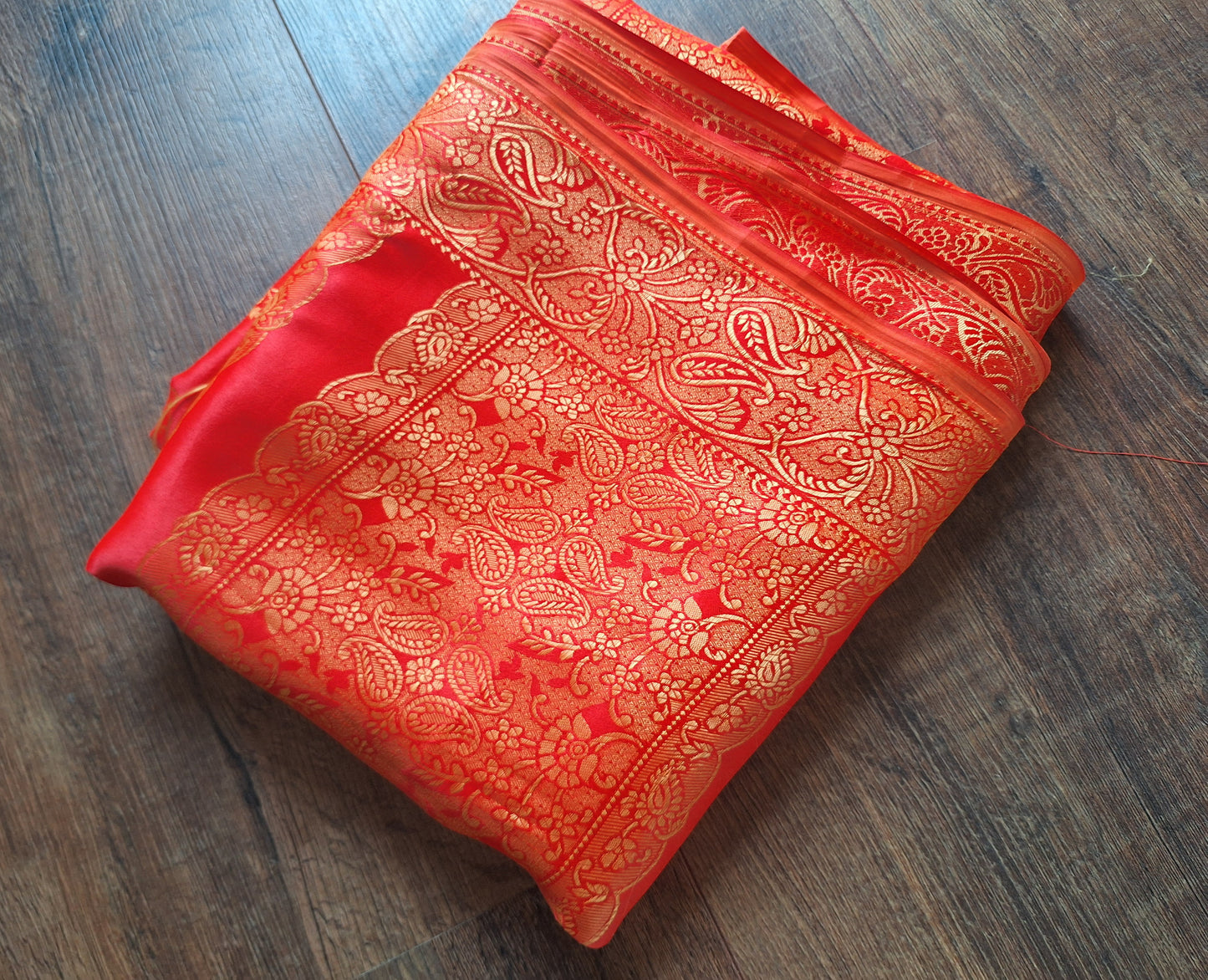 Banarasi silk saree fabric