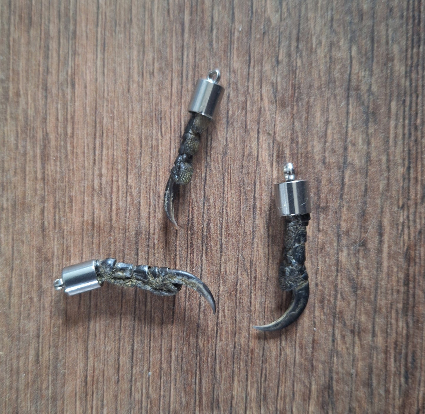 Crow nail pendant #6