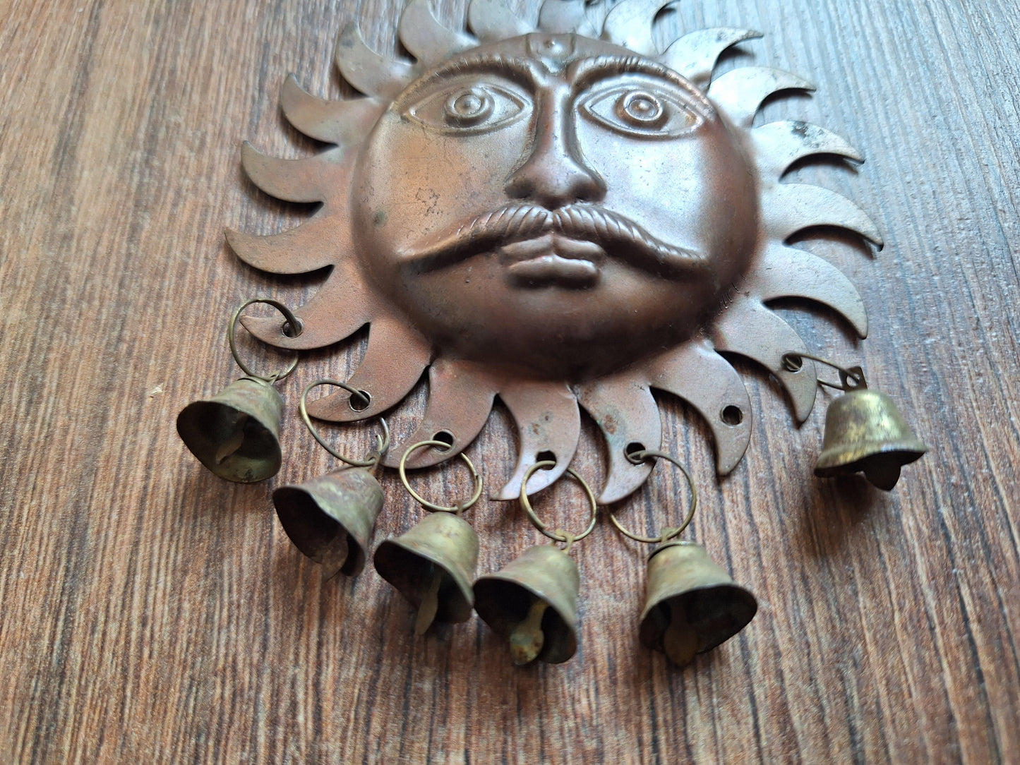 Vintage red copper pendant Surya #2