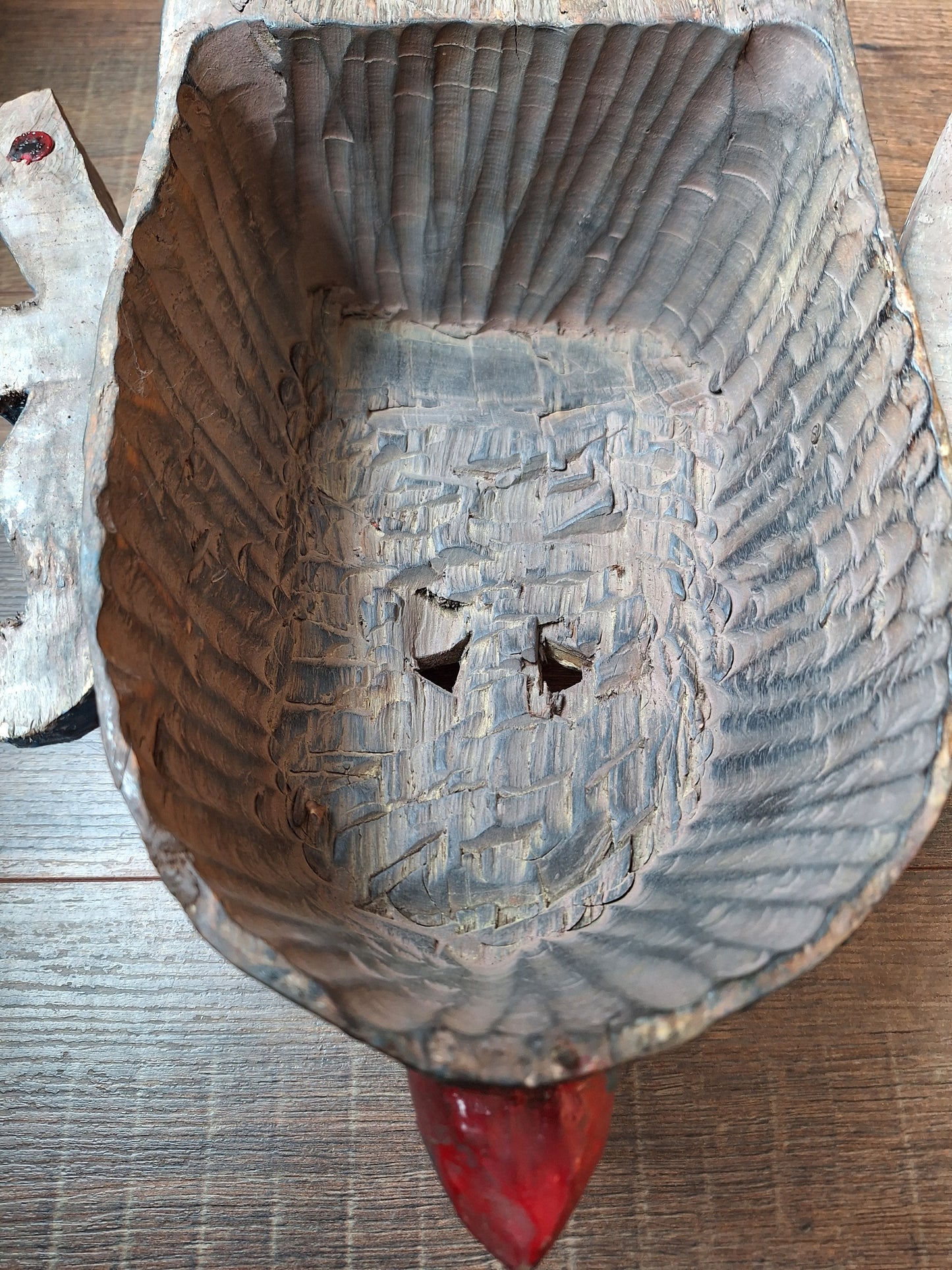 Vintage wooden Kali mask