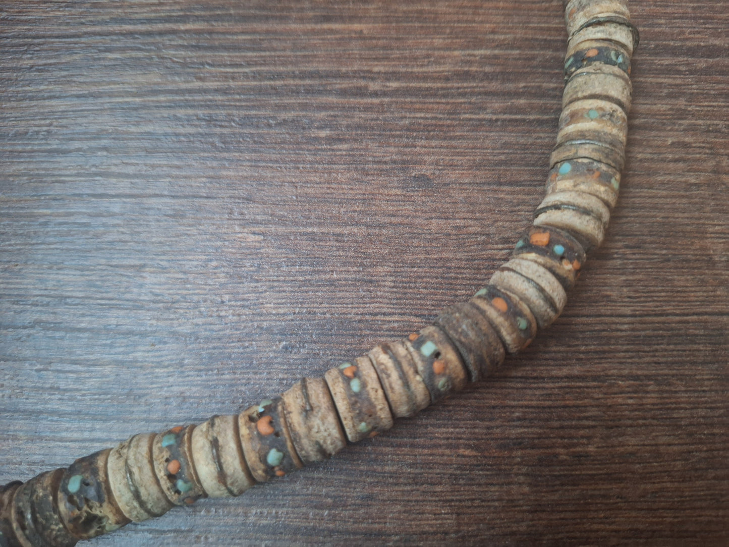 Old yak bone kapala mala