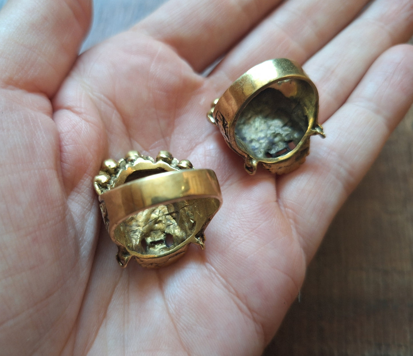 Brass Mahakala ring