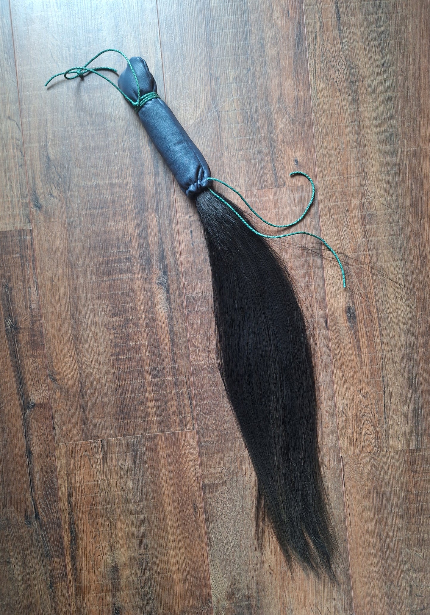 Horse tail shamanic whip