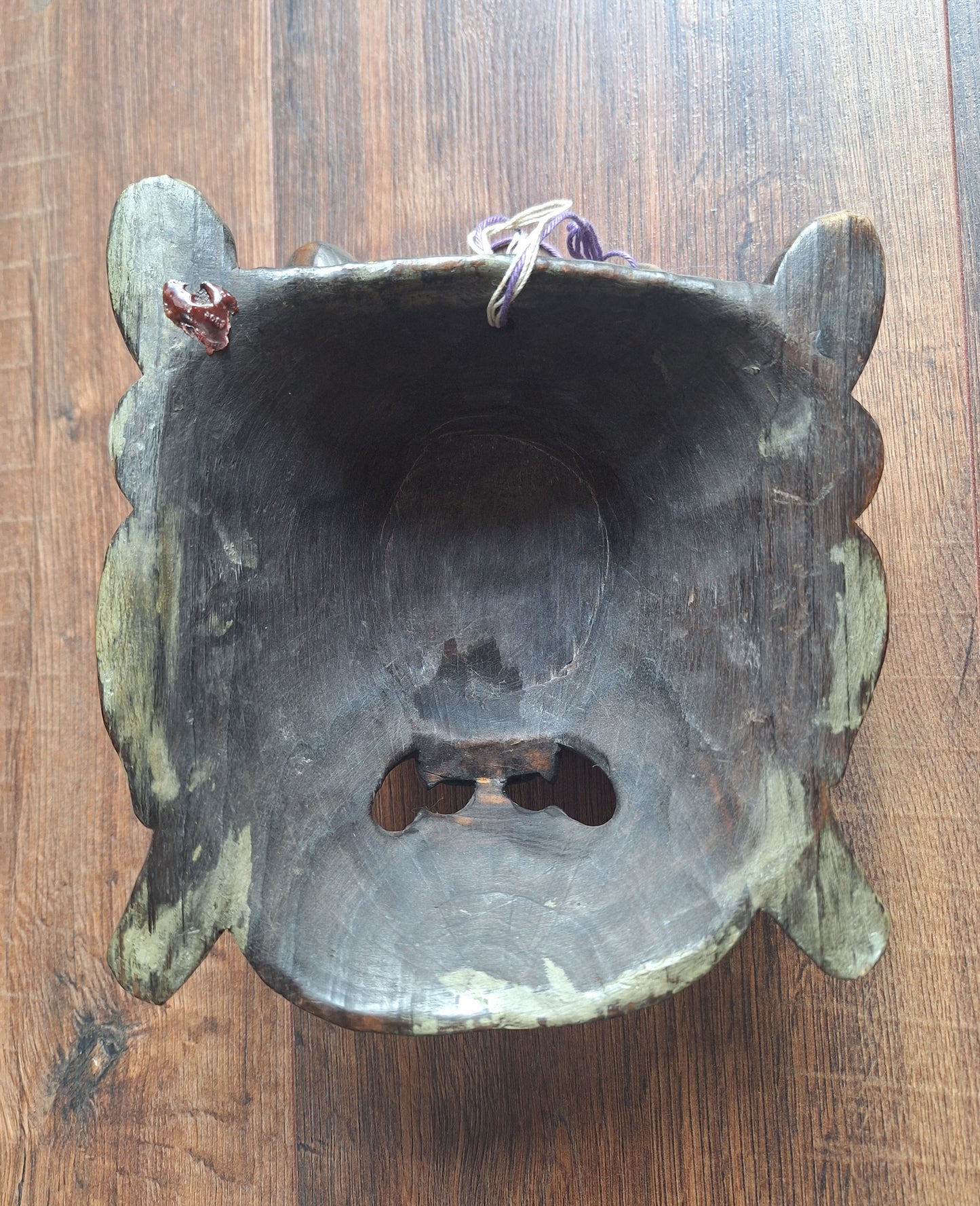Vintage wooden Mahakala mask #11