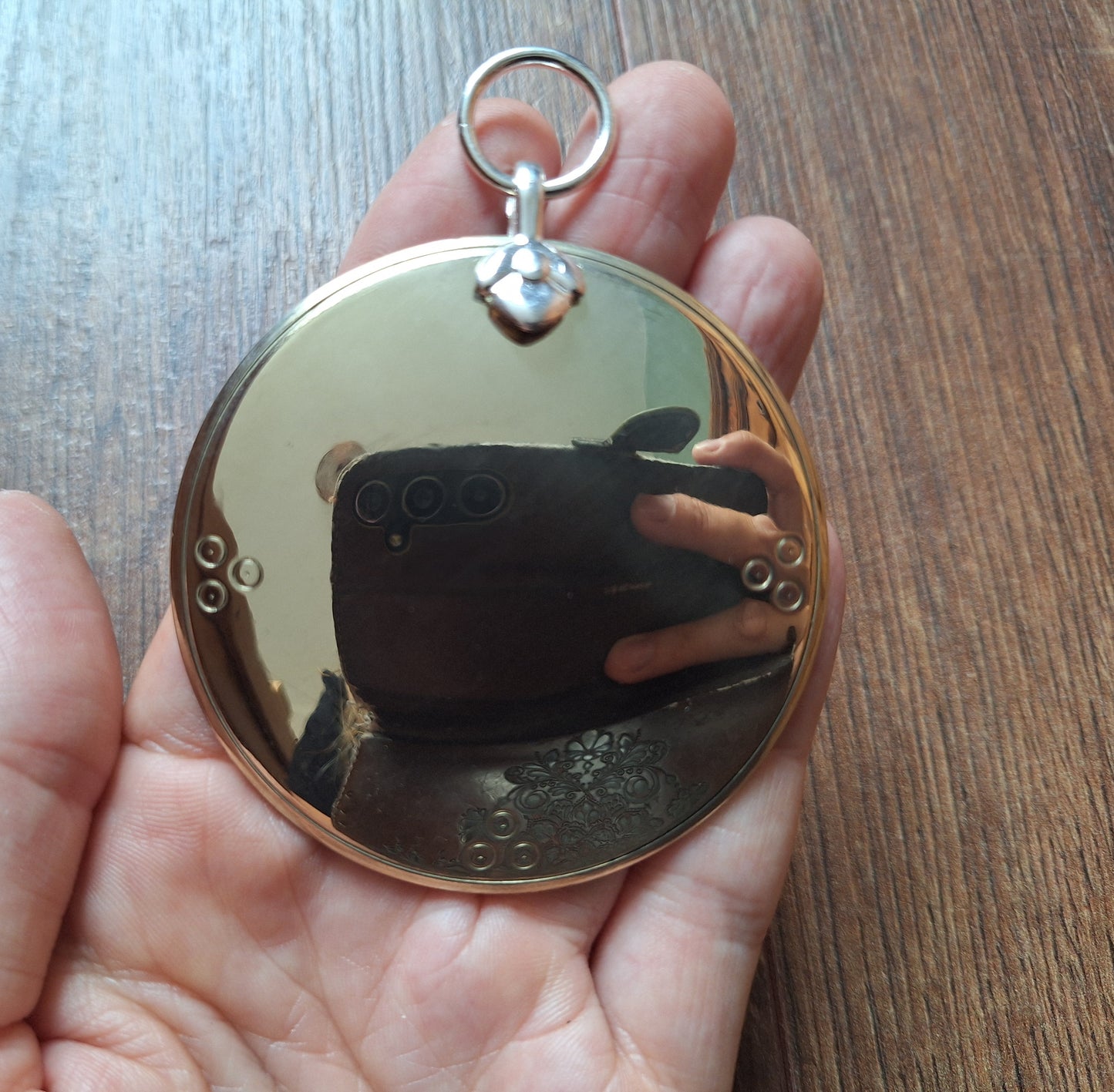 Tibetan mirror Dzogchen 65 millimeters