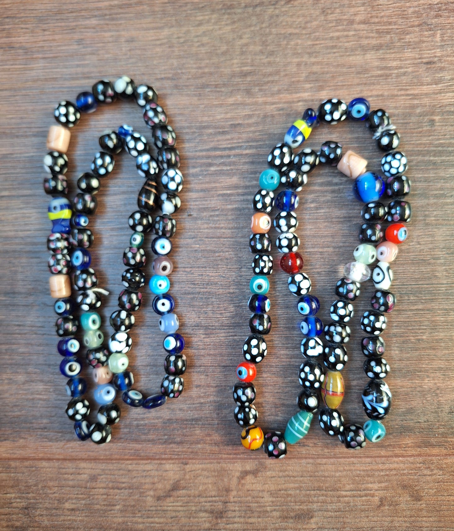 Nepalese glass beads mix strand