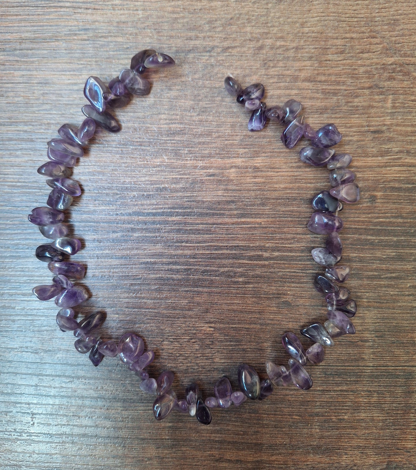 Vintage amethyst bead strand