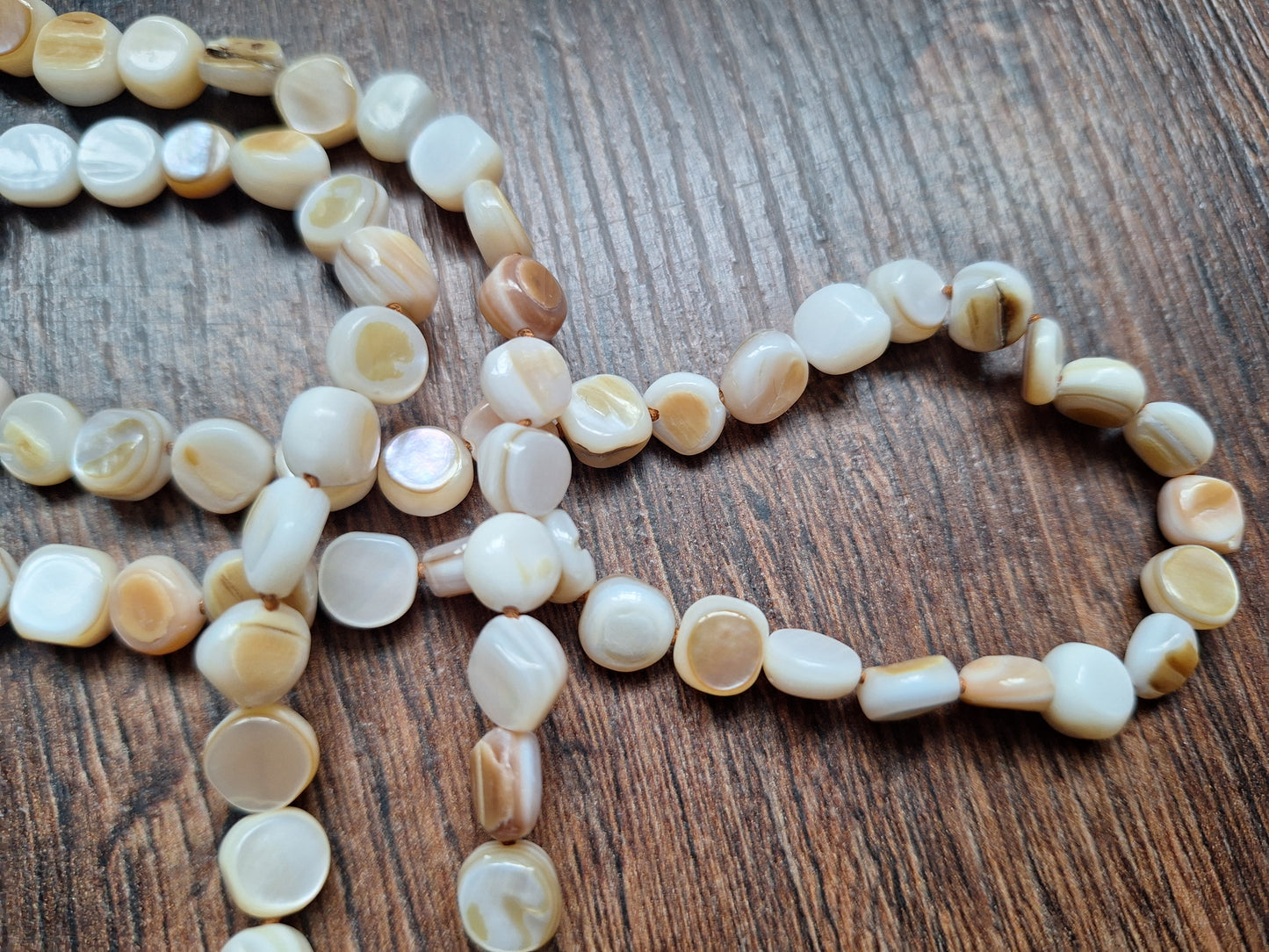 Amulet cord Mother of Pearl