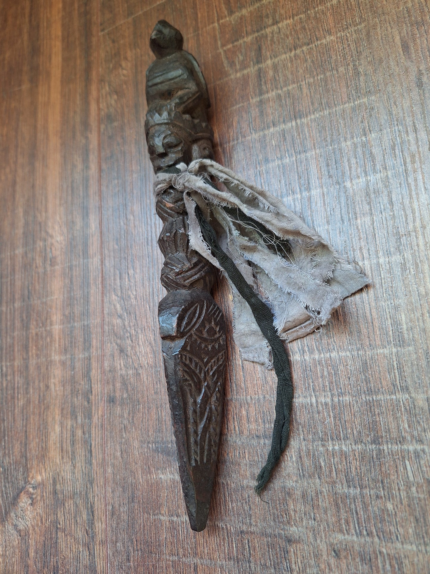 Antique wooden phurba #43