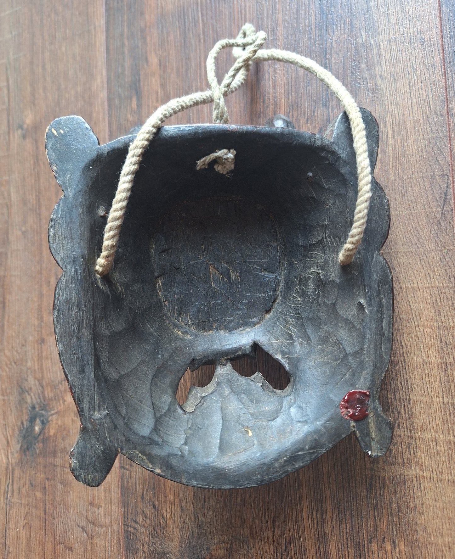 Vintage wooden Mahakala mask #12