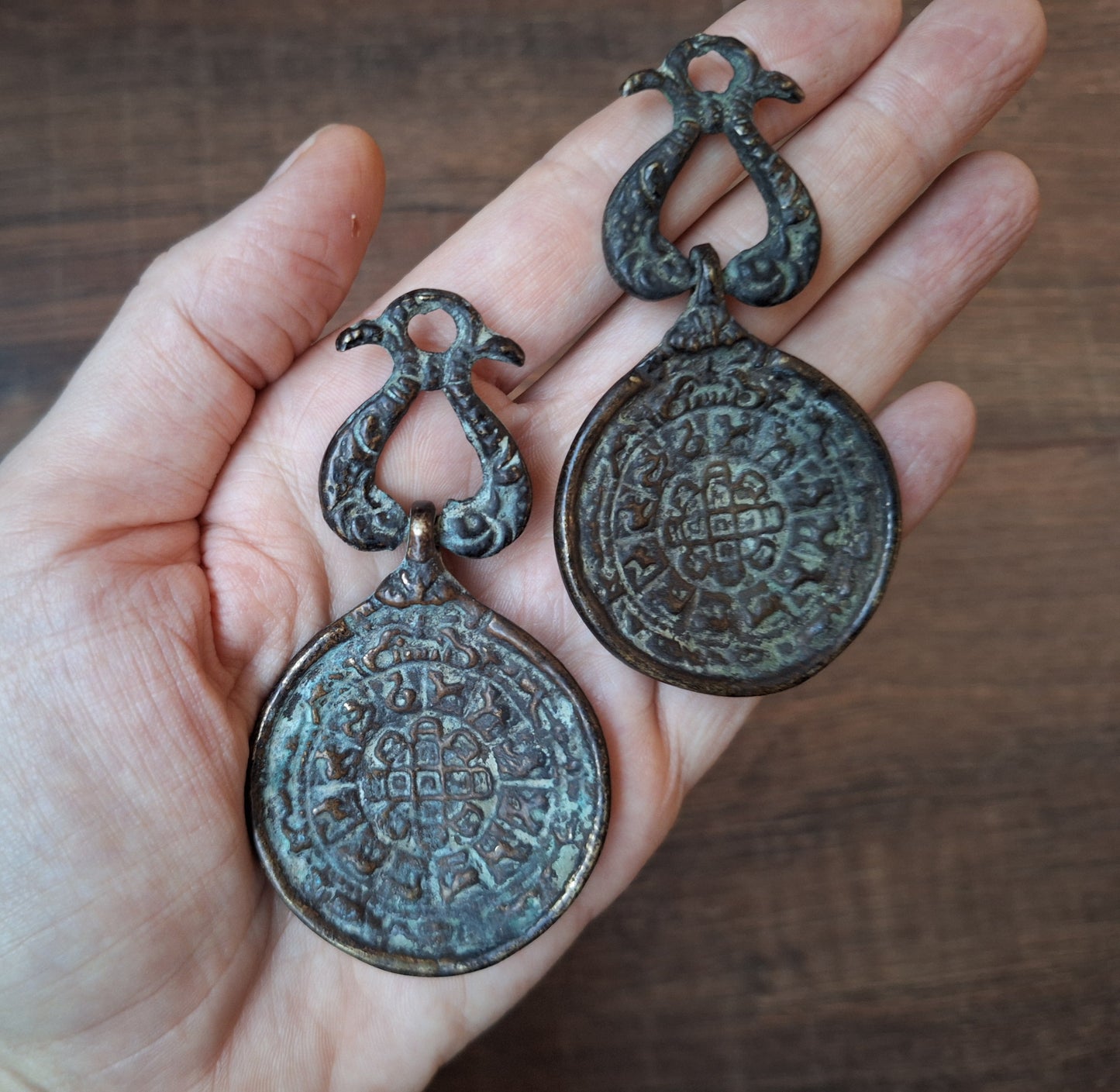 Old Nepalese melong Kali en Si Pa Ho 43 millimeters