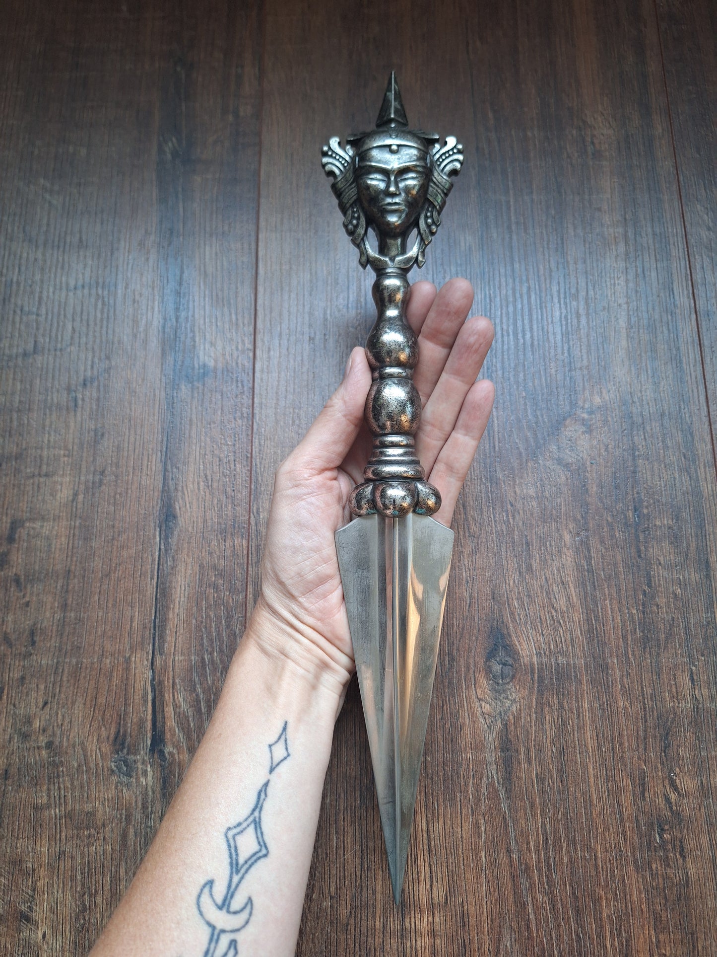 Steel phurba "The Shadow"