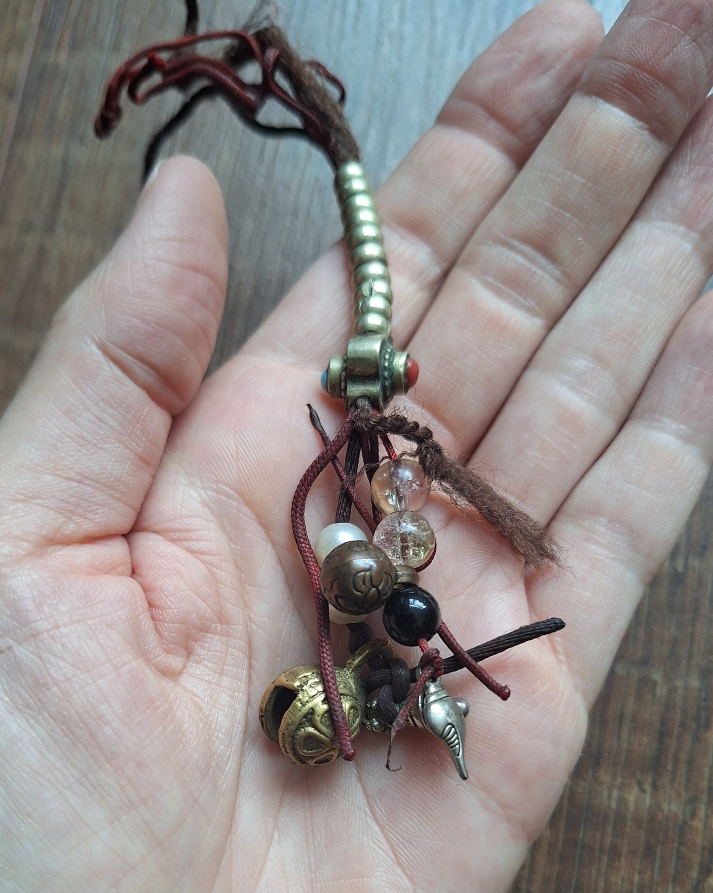 Vintage mala counters, crafting set
