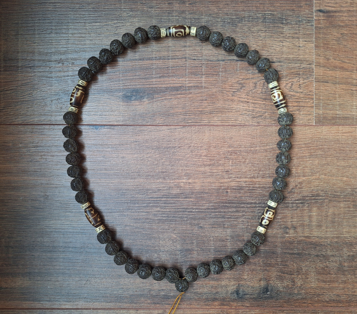 Vintage Nepalese rudraksha mala #22