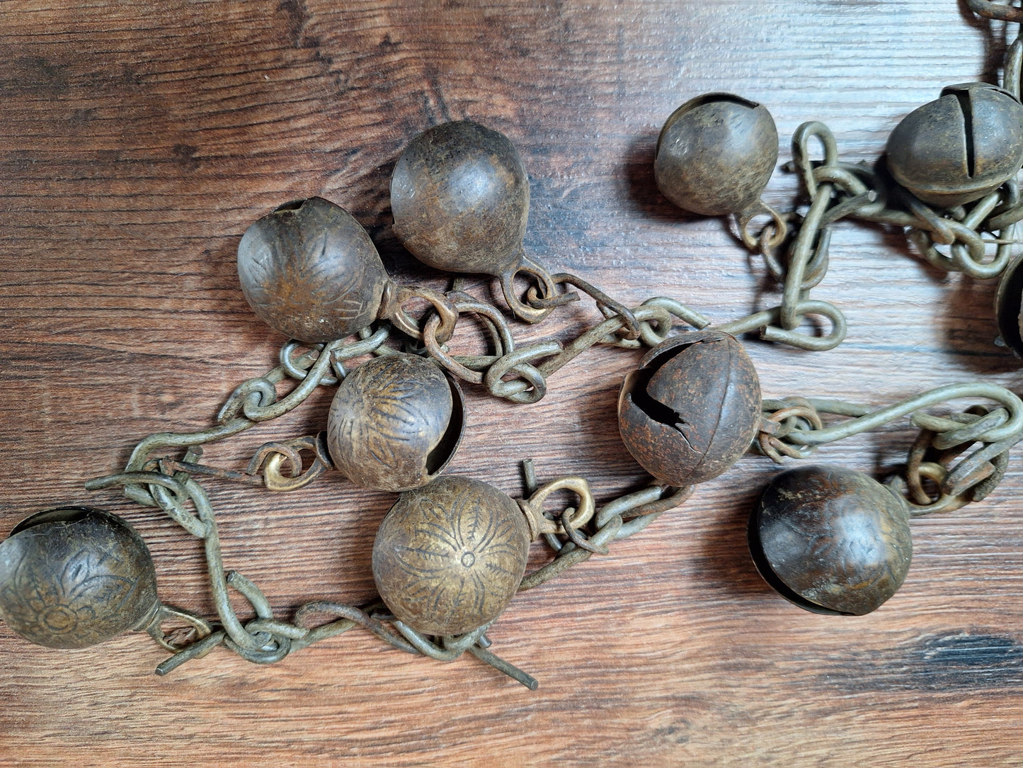 Old Nepalese shamanic bell chain