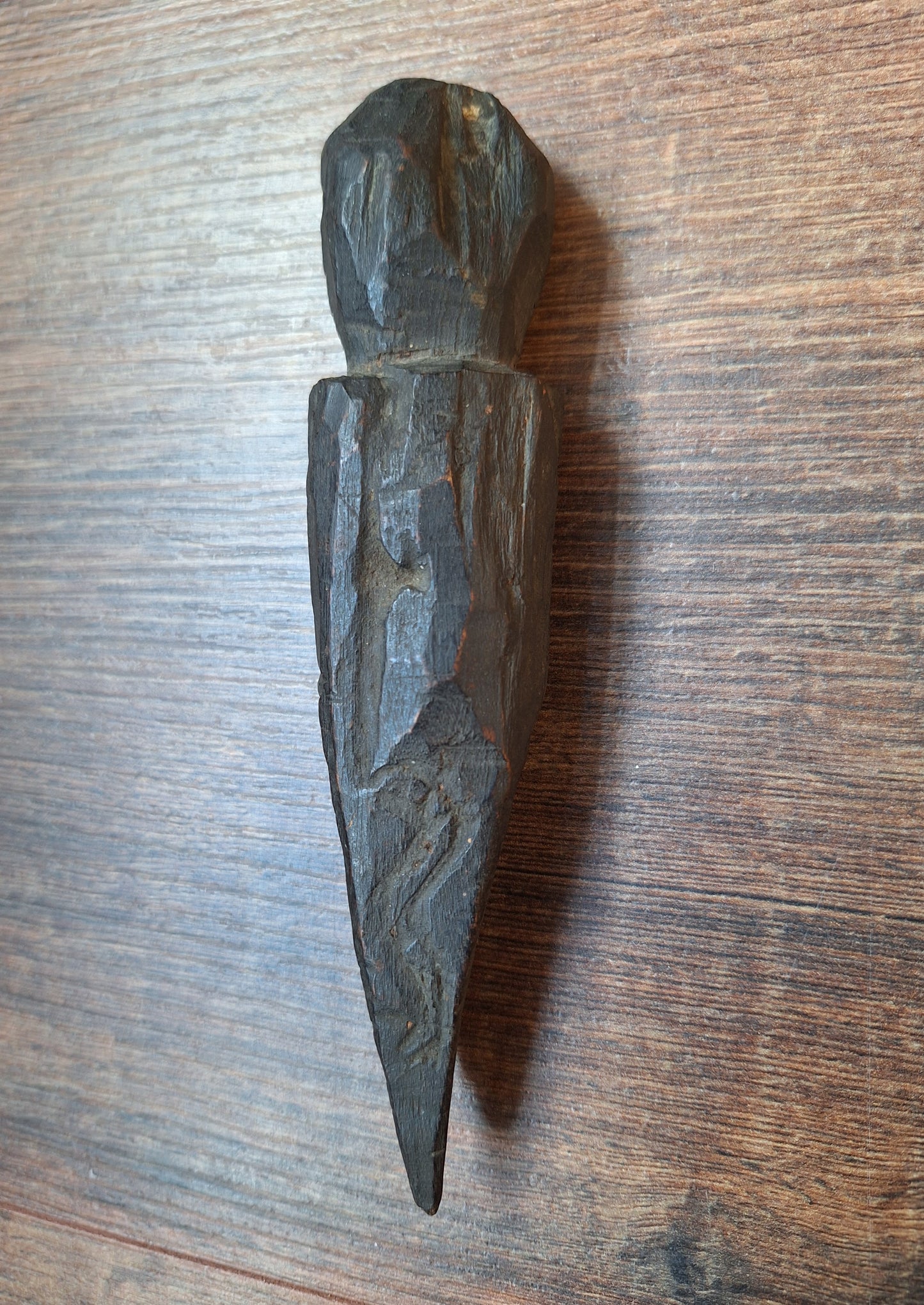 Antique wooden phurba #60