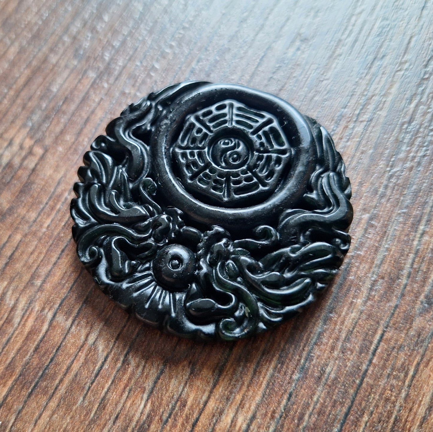 Jade pendant Bagua