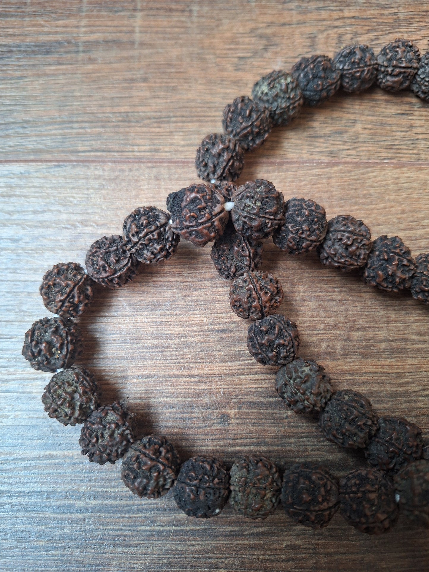 Vintage Nepalese rudraksha mala with Vajravarahi pendant