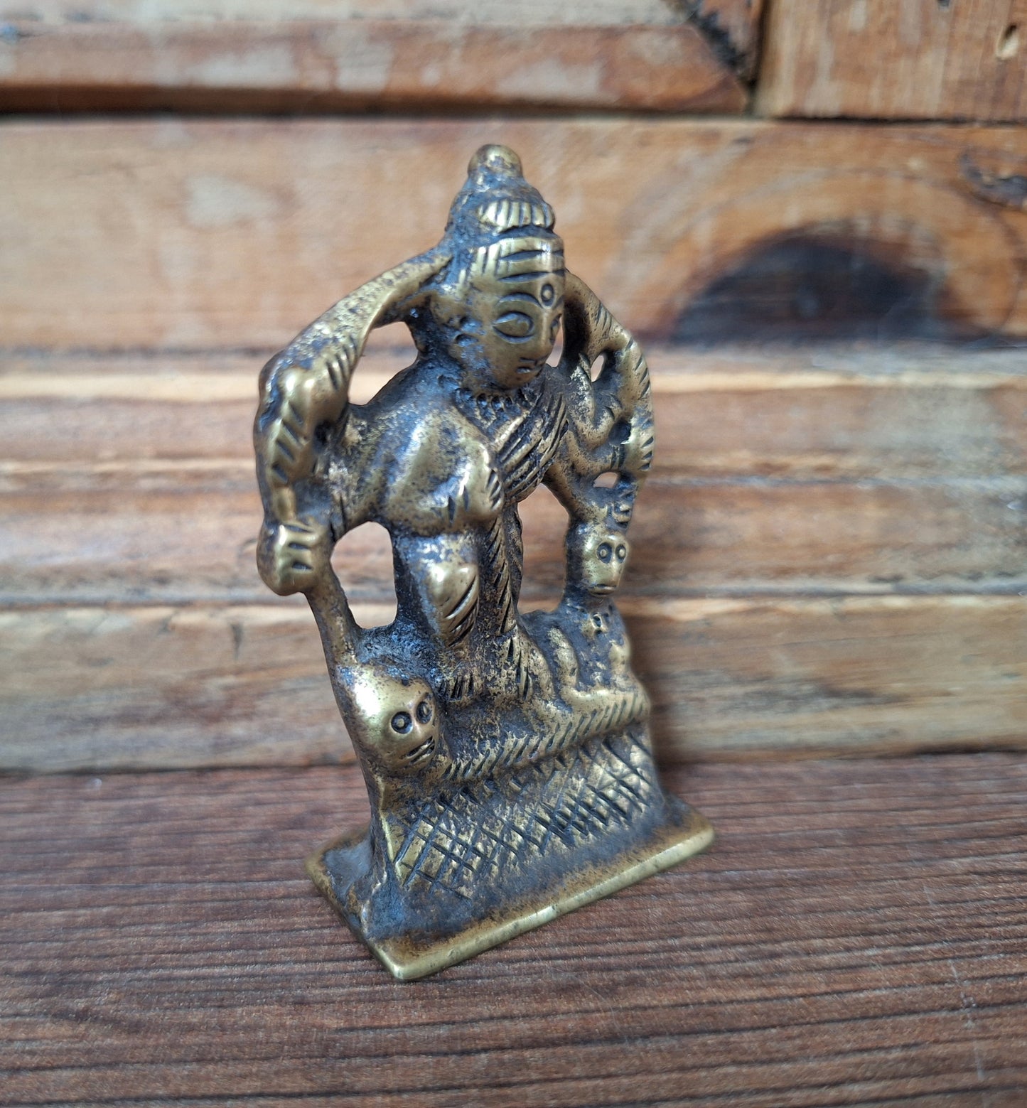 Vintage brass Kali figurine