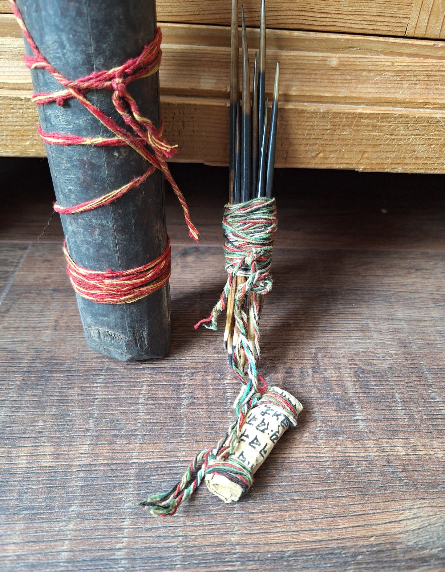 Old Nepalese shamanic trident set #1