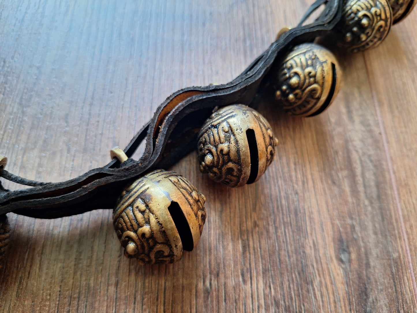 Vintage Himalayan bell strap #6