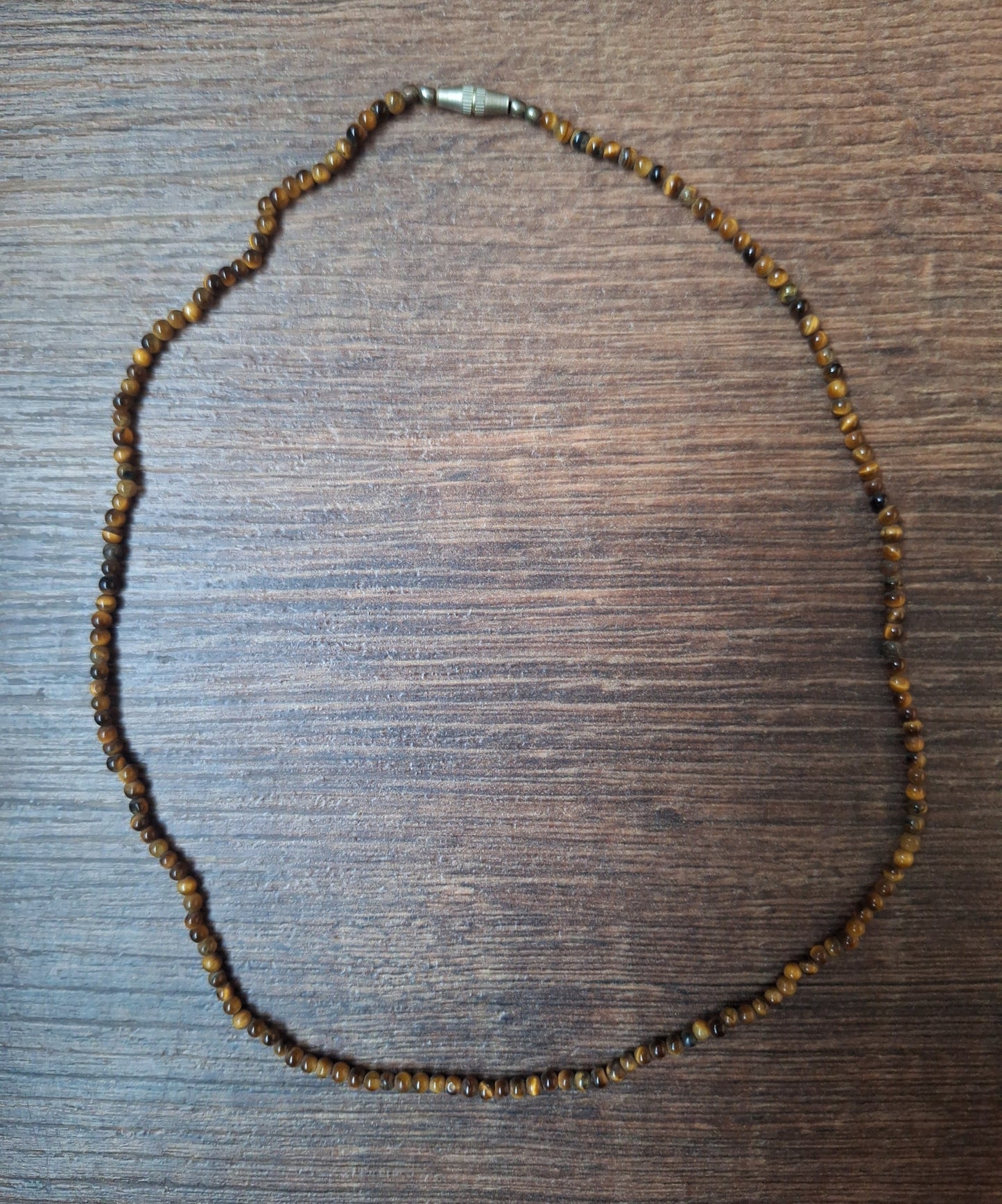 Vintage tiger's eye necklace