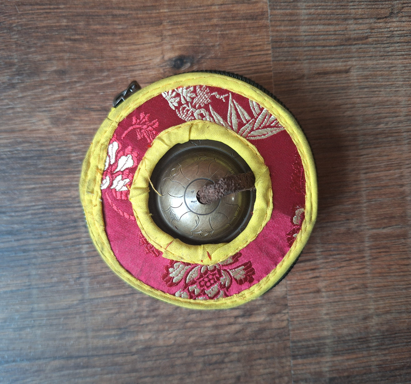 Tingsha bells Auspicious Symbols, with storage case