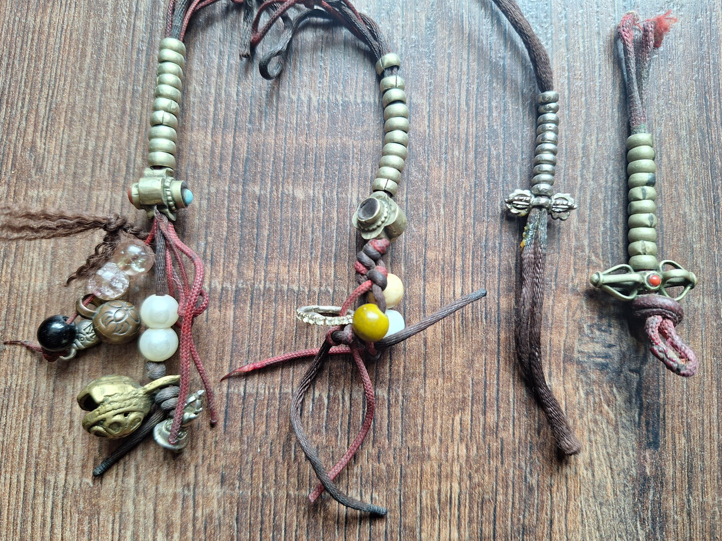 Vintage mala counters, crafting set