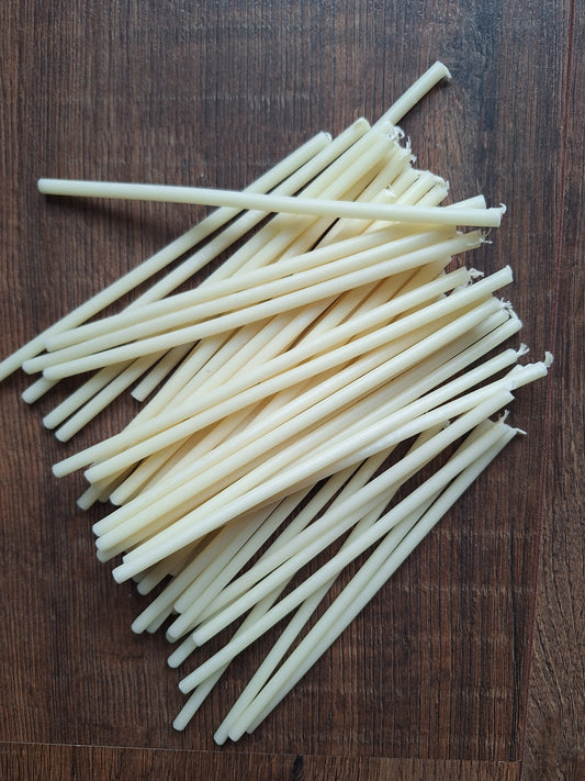 Beeswax spell candles, set of 20