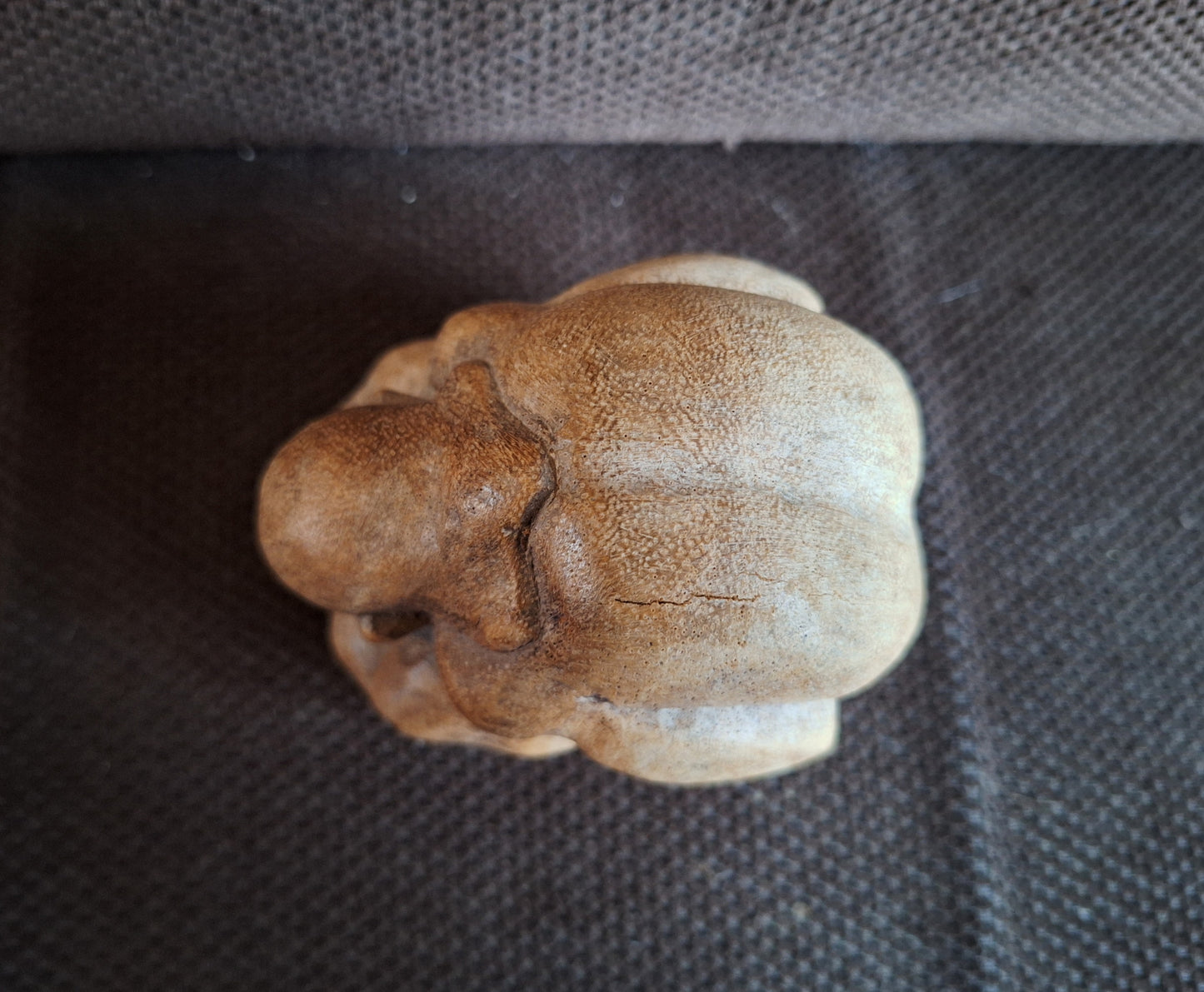Wooden Weeping Buddha figurine #2
