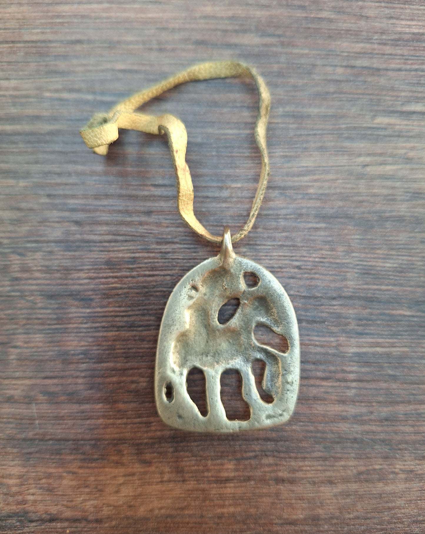 Old silver bronze thogchag pendant Palden Lhamo
