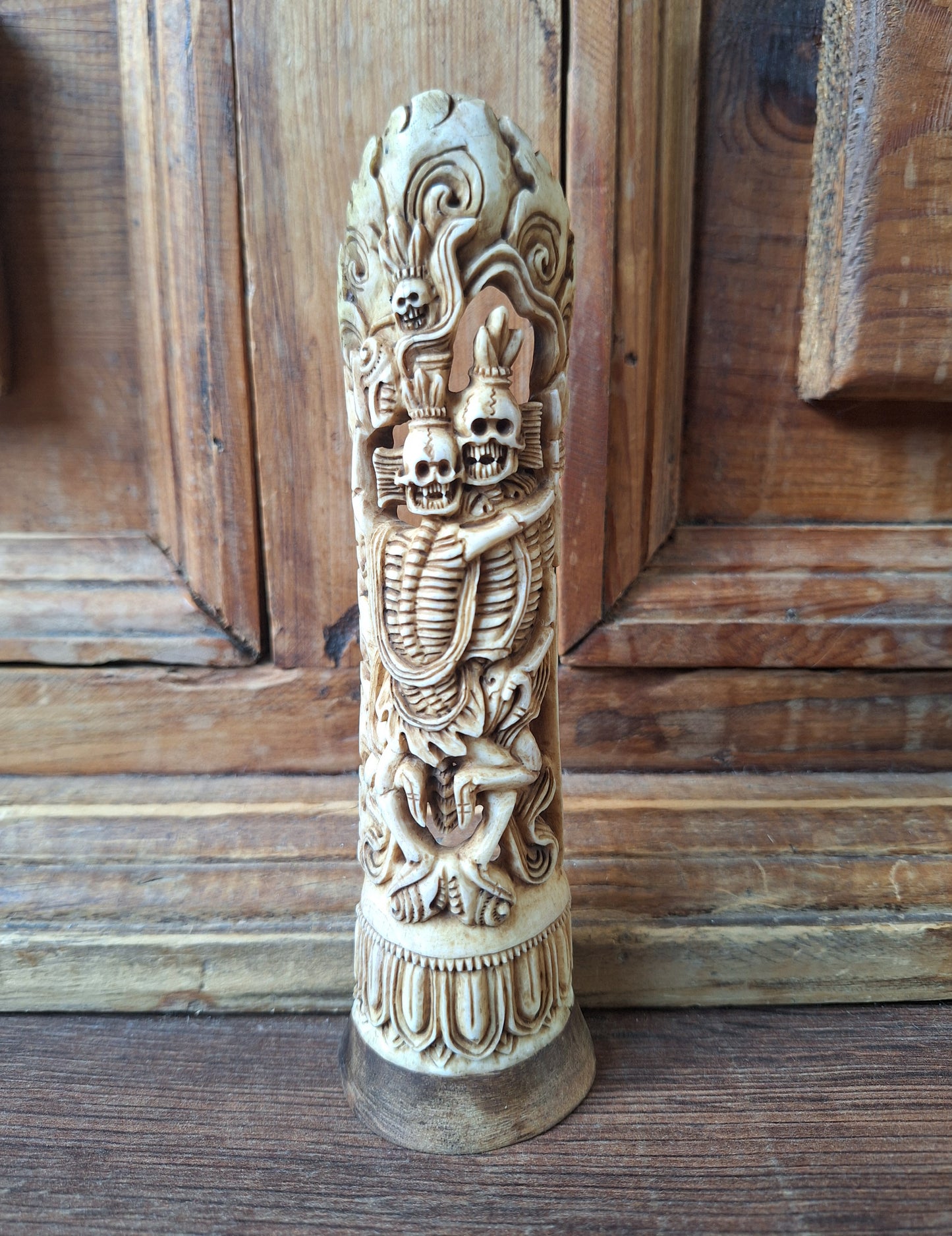 Bone carving Citipati