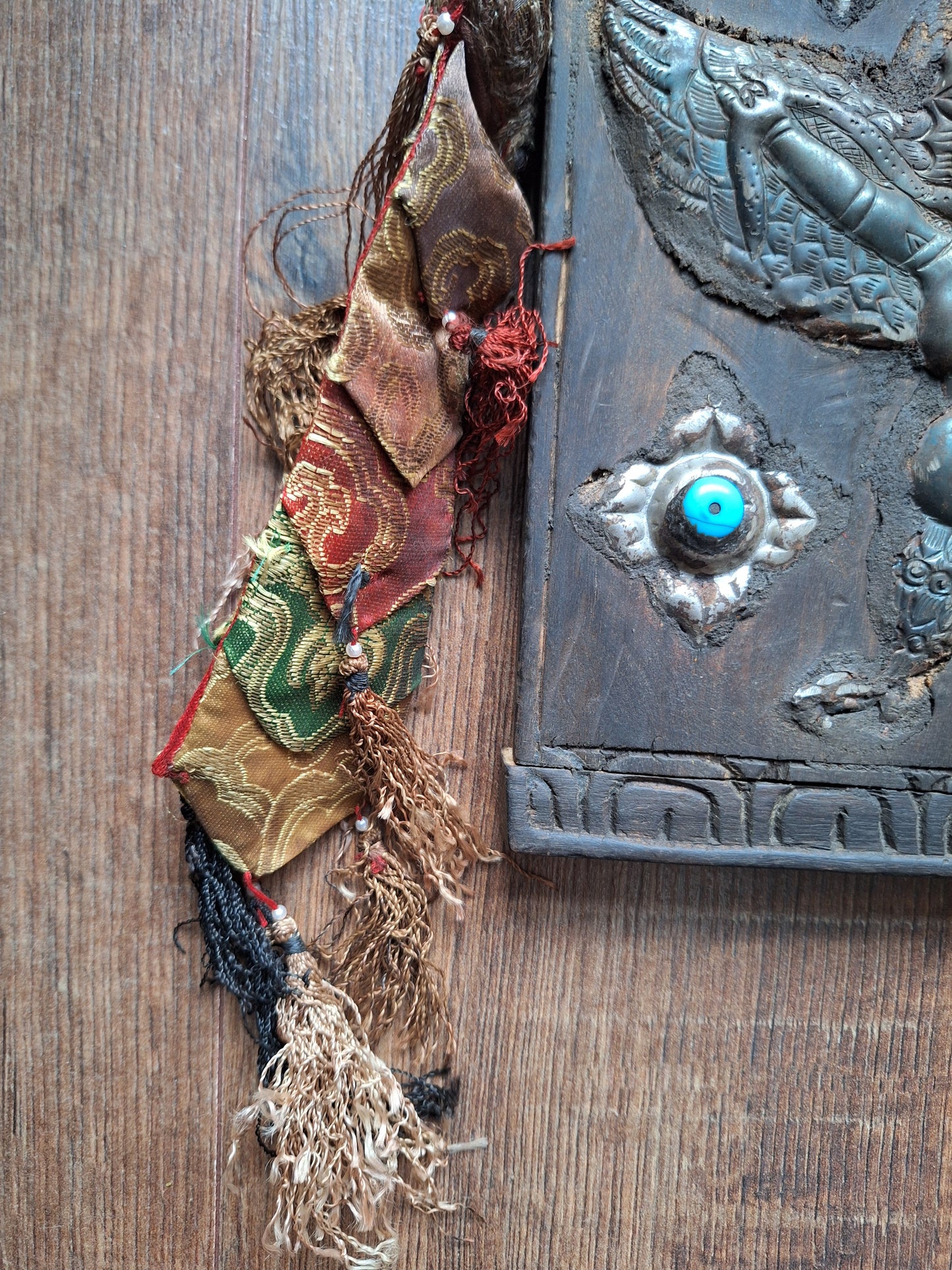 Vintage wooden wallhanger Garuda