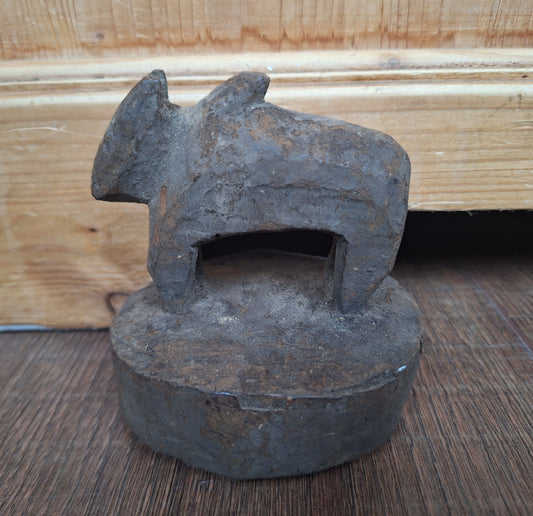 Antique Nepalese butter jar lid