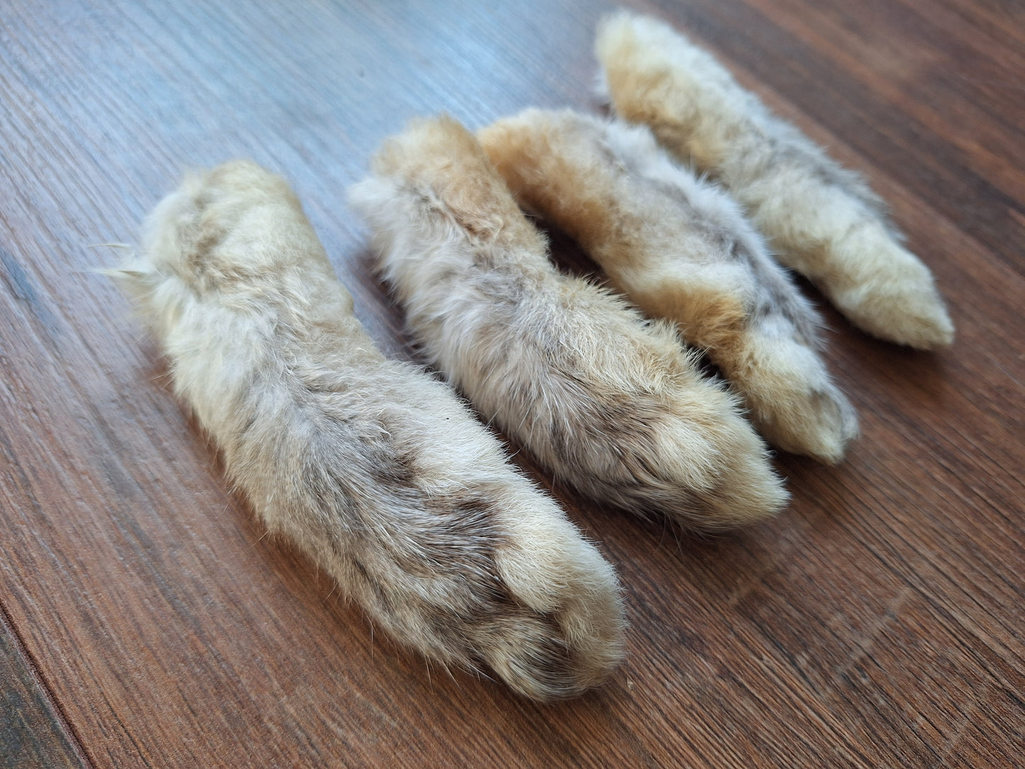 Rabbit paws, set of 4