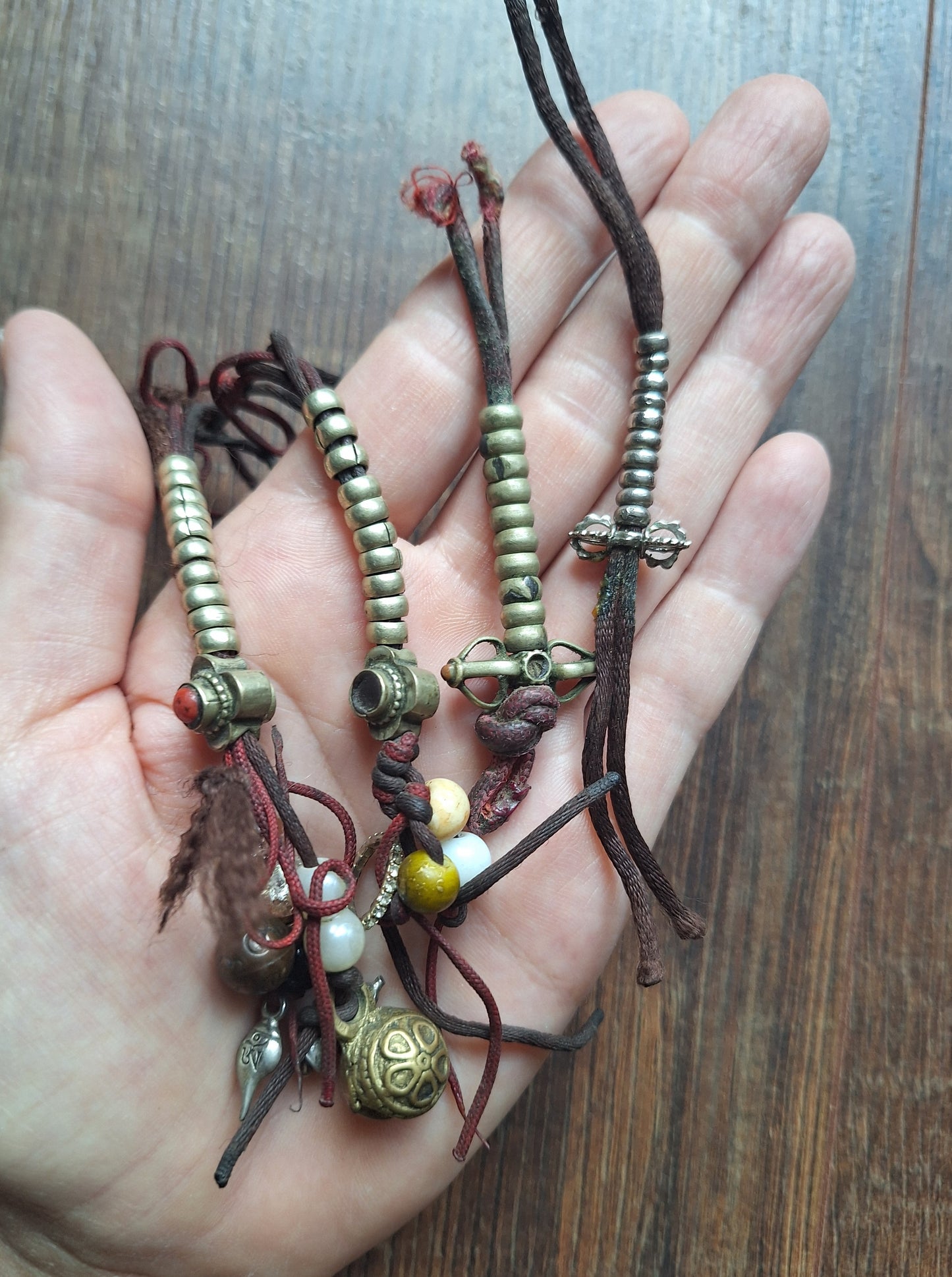 Vintage mala counters, crafting set