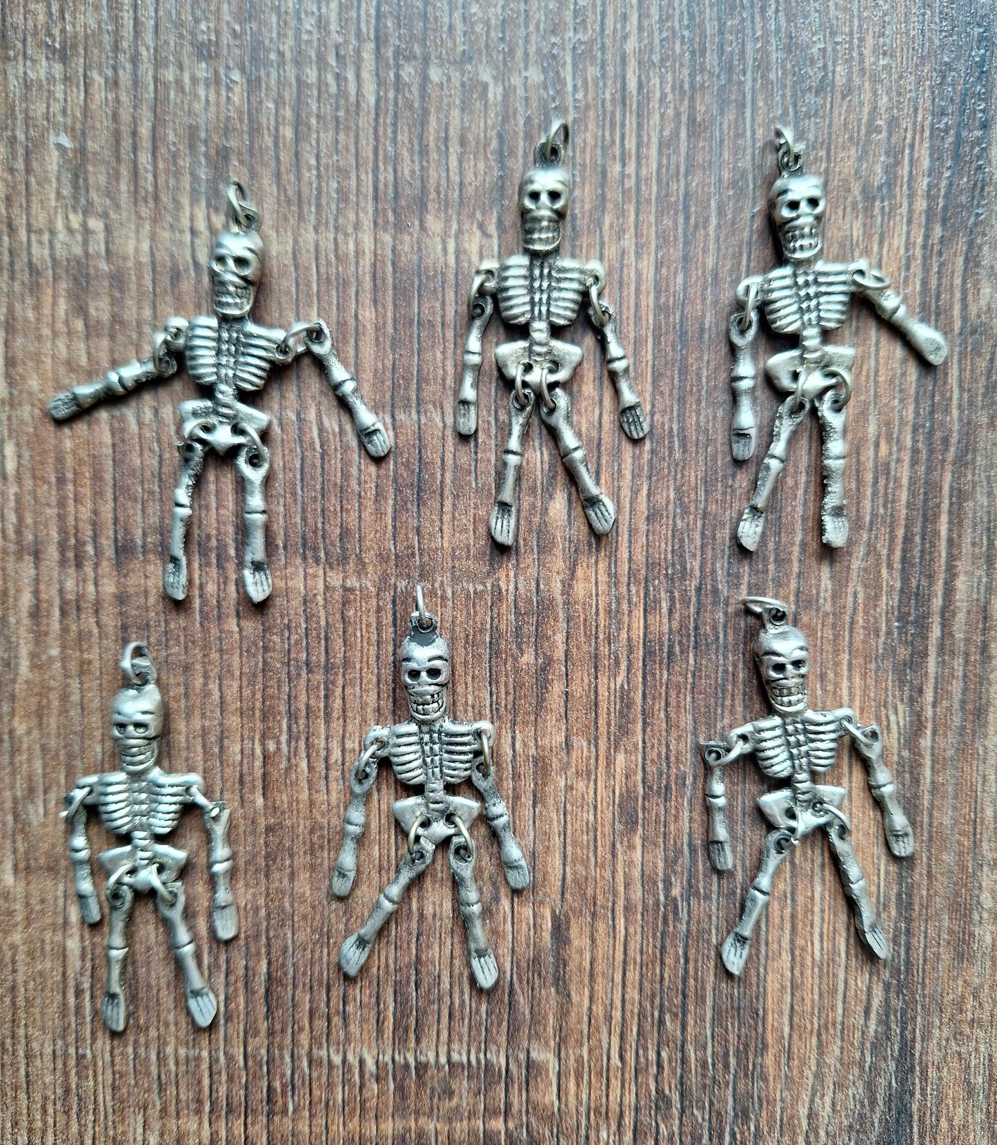 White metal pendant Skeleton