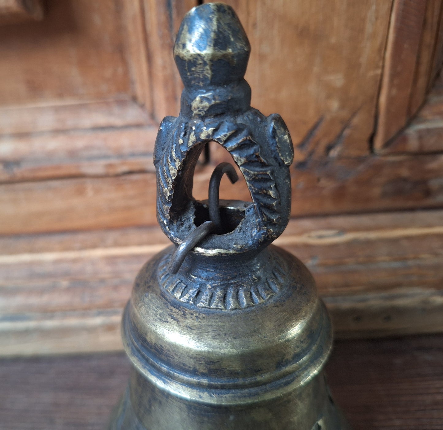 Old Nepalese temple bell