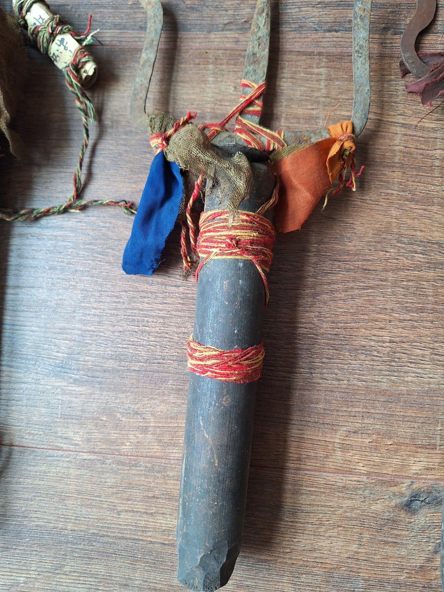 Old Nepalese shamanic trident set #2