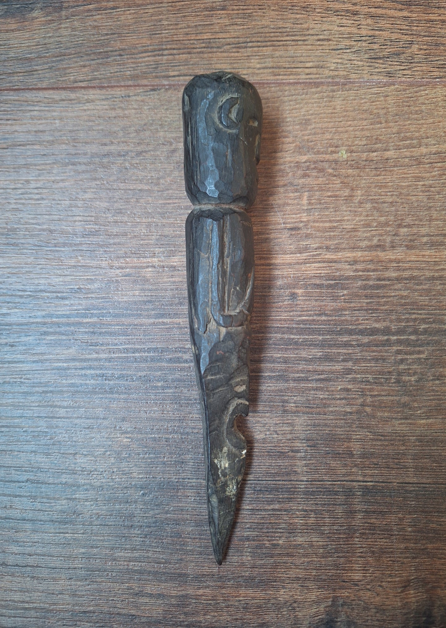 Antique wooden phurba #59