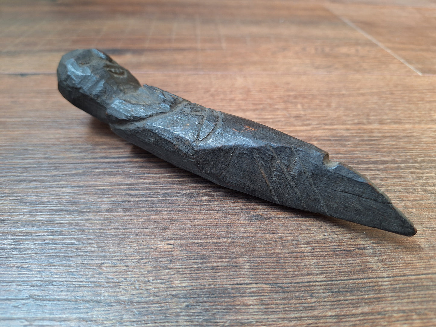 Antique wooden phurba #60