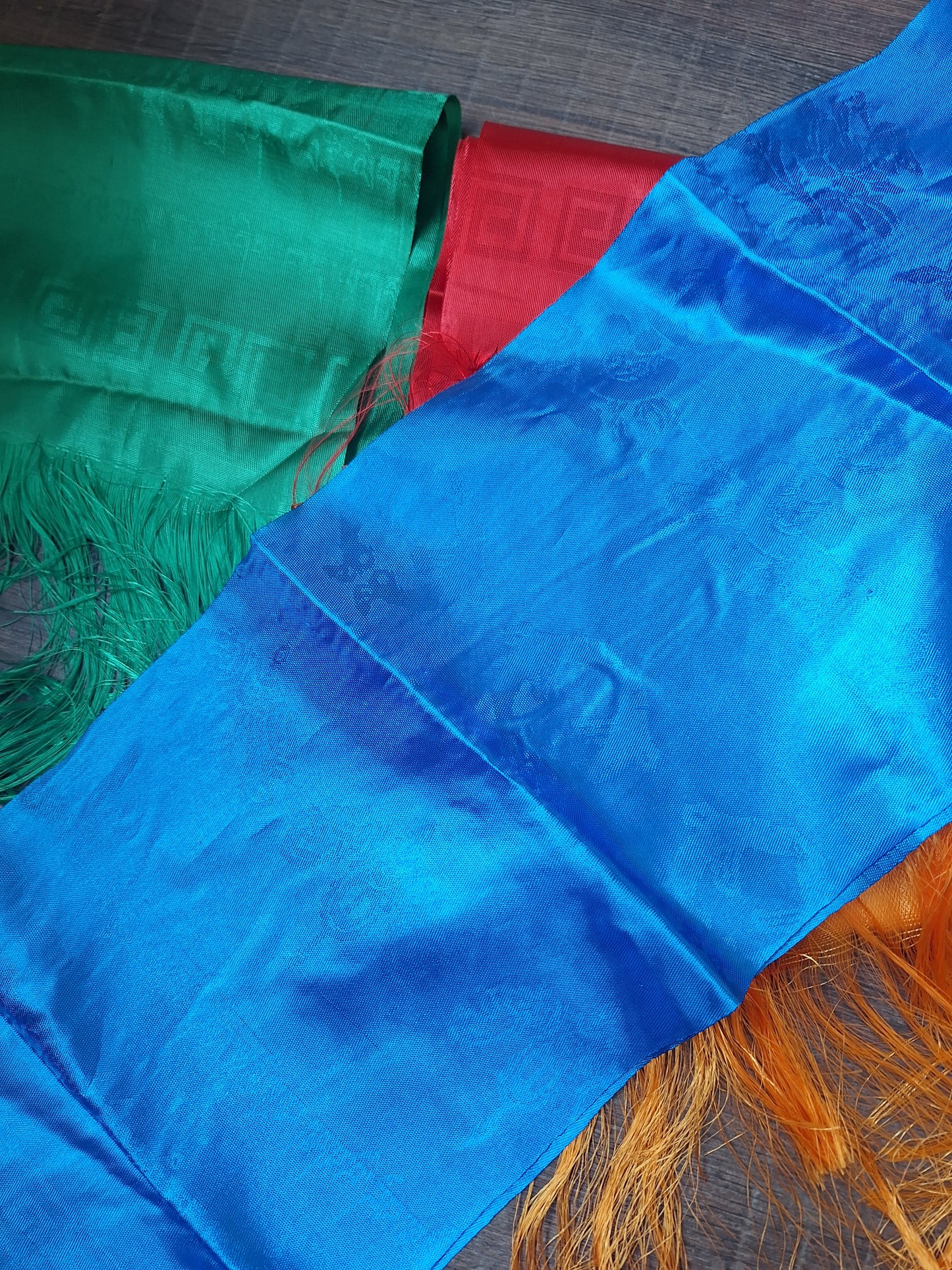 Khadak offering scarves, set of 5