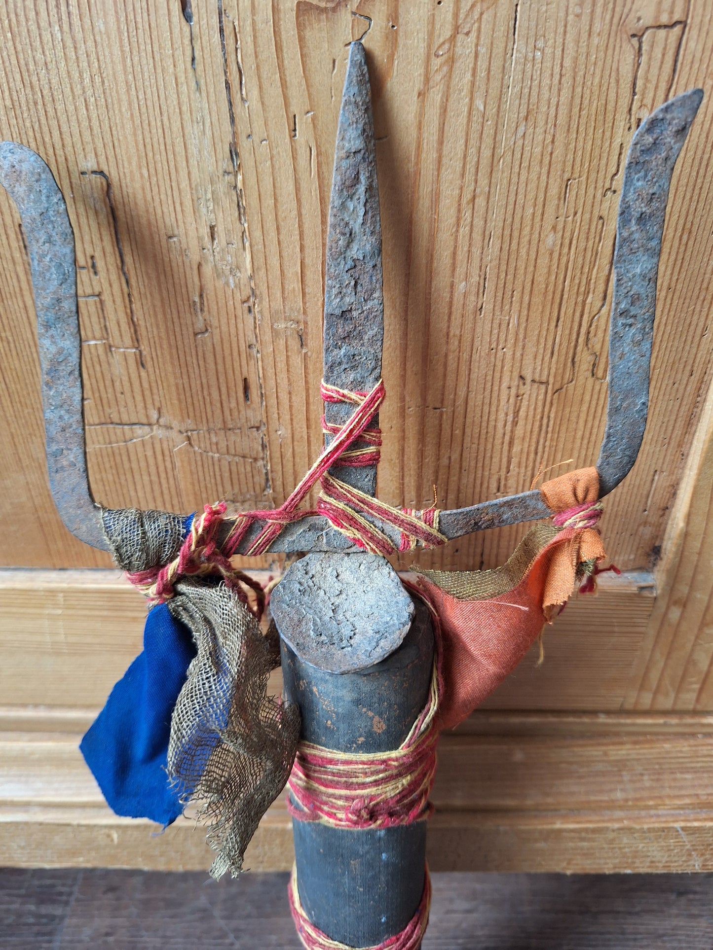 Old Nepalese shamanic trident set #2