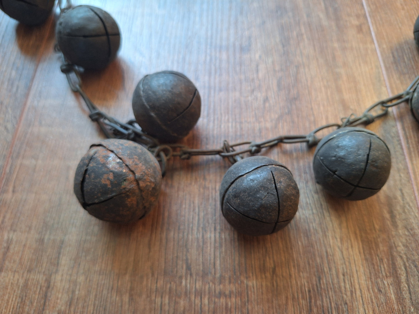 Old Nepalese shamanic bell chain #3