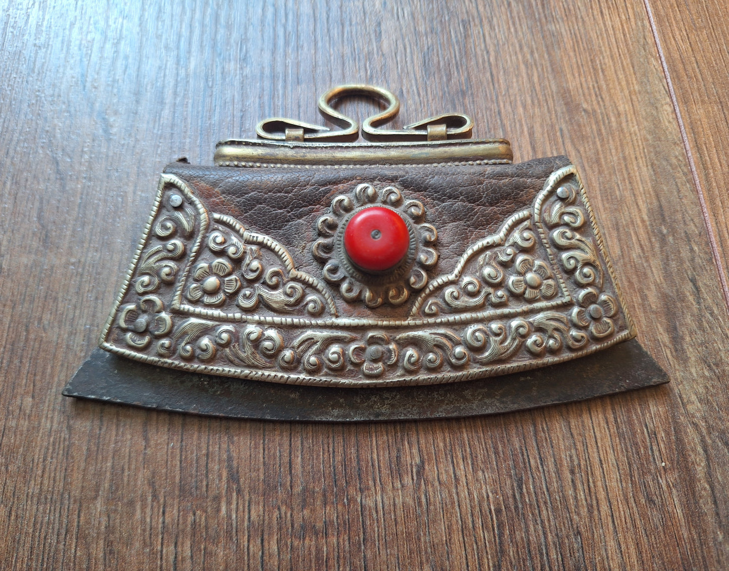 Vintage Tibetan tinder purse