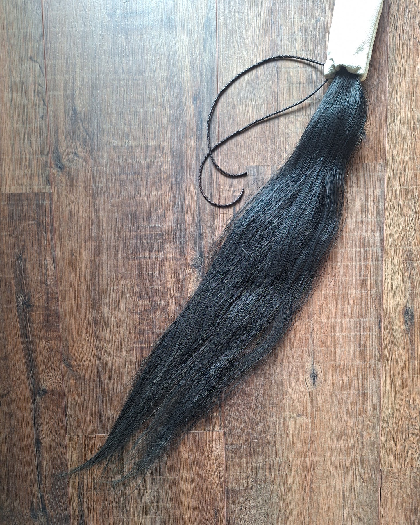 Horse tail shamanic whip