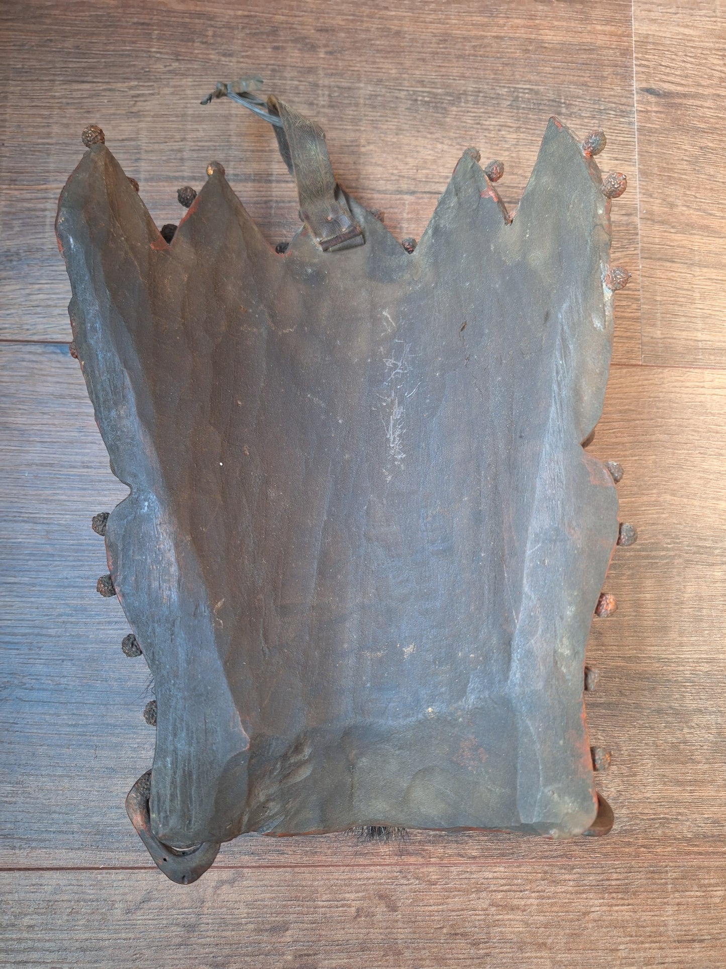 Vintage Nepalese wooden Shiva mask