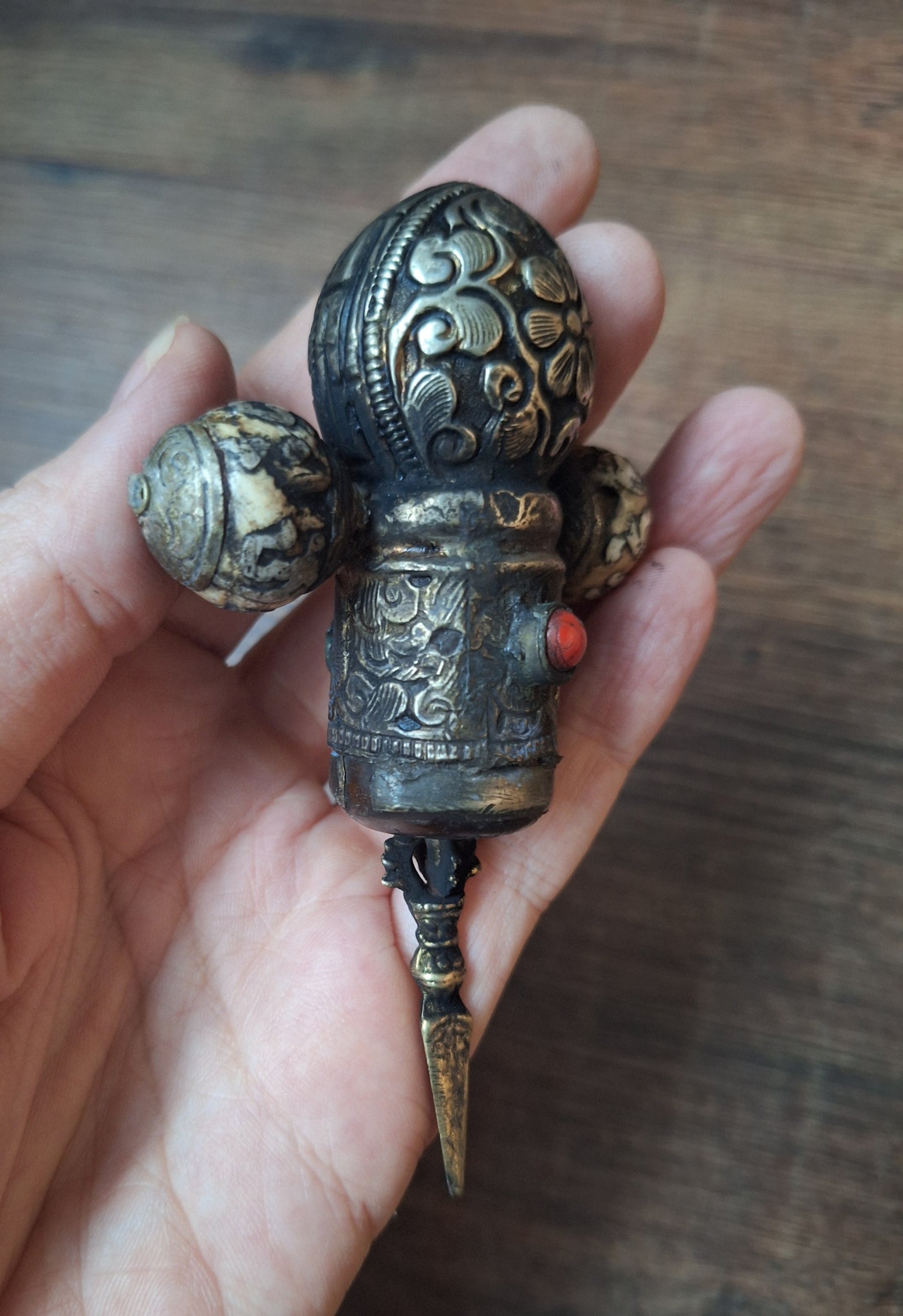 Vintage Nepalese handmade ritual object