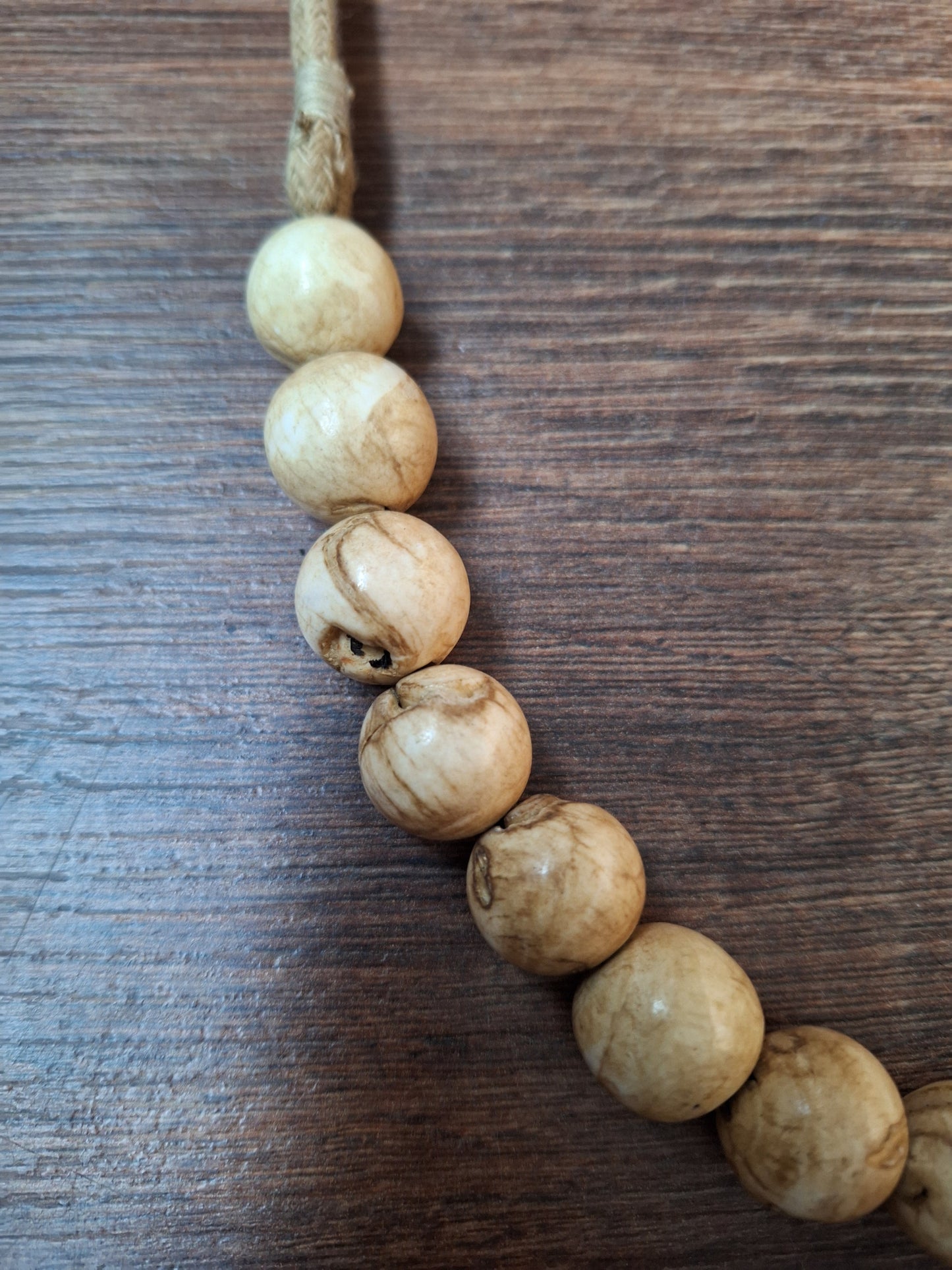 Old Nepalese conch shell necklace